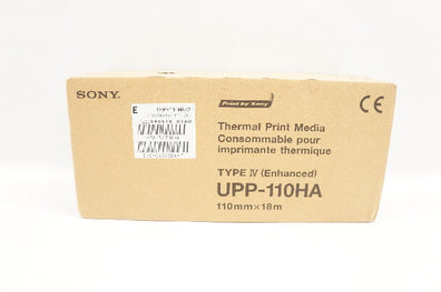 Sony UPP-110HA Thermal Print Media Type IV, 110 mm x 18 m - Case of 10